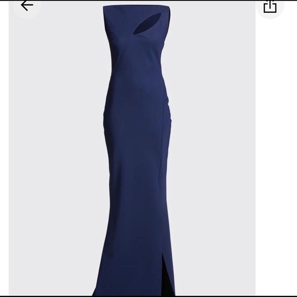 Cyber Monday Deal***Stunning Chiara Boni dress blue notte new with tag - Picture 2 of 5